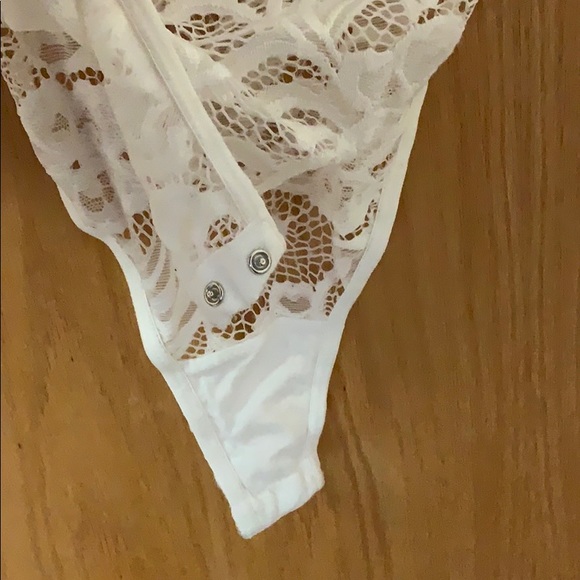 White Lace Lingerie/Bodysuit - Picture 2 of 3